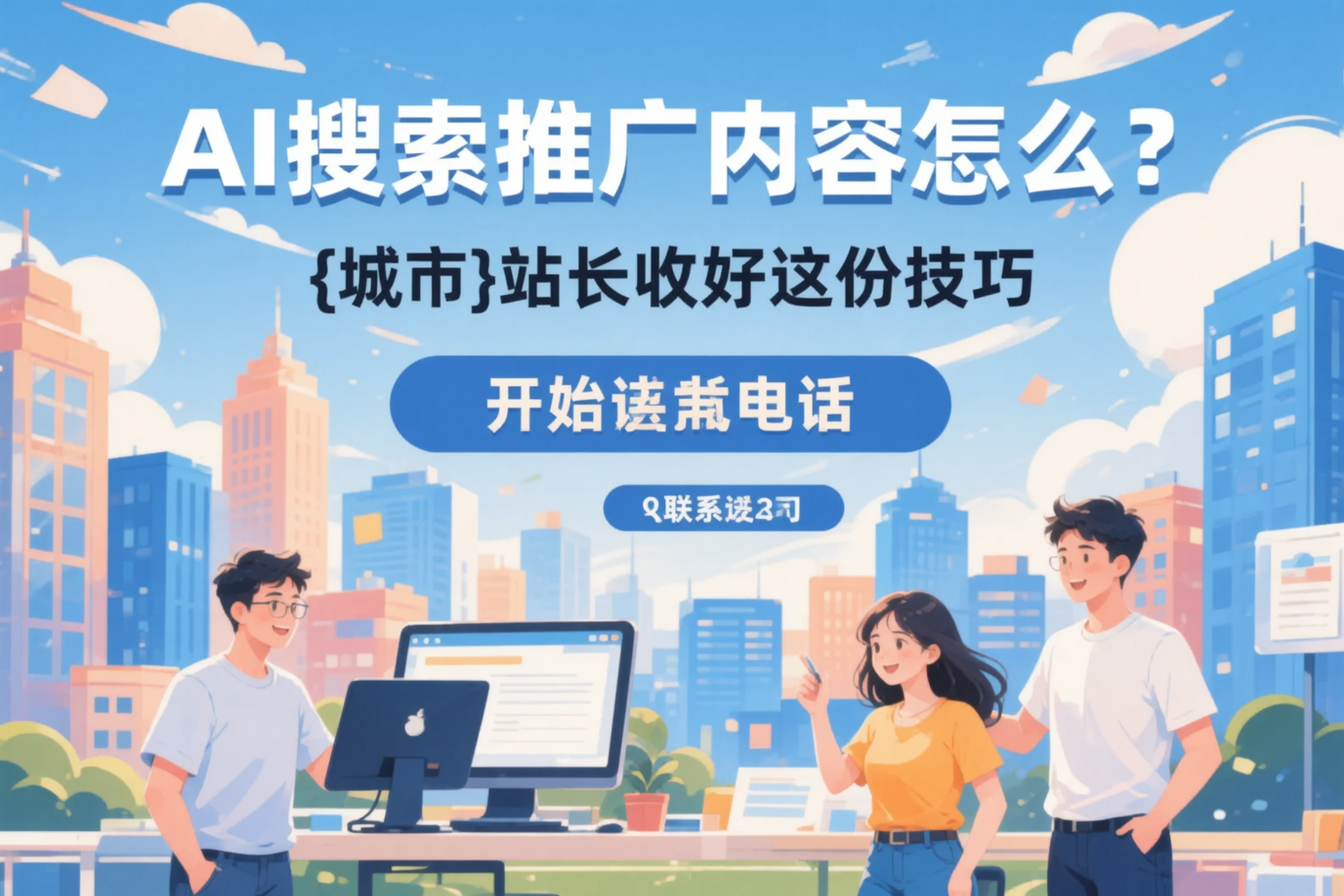 AI搜索推广内容怎么写？焦作站长收好这份技巧