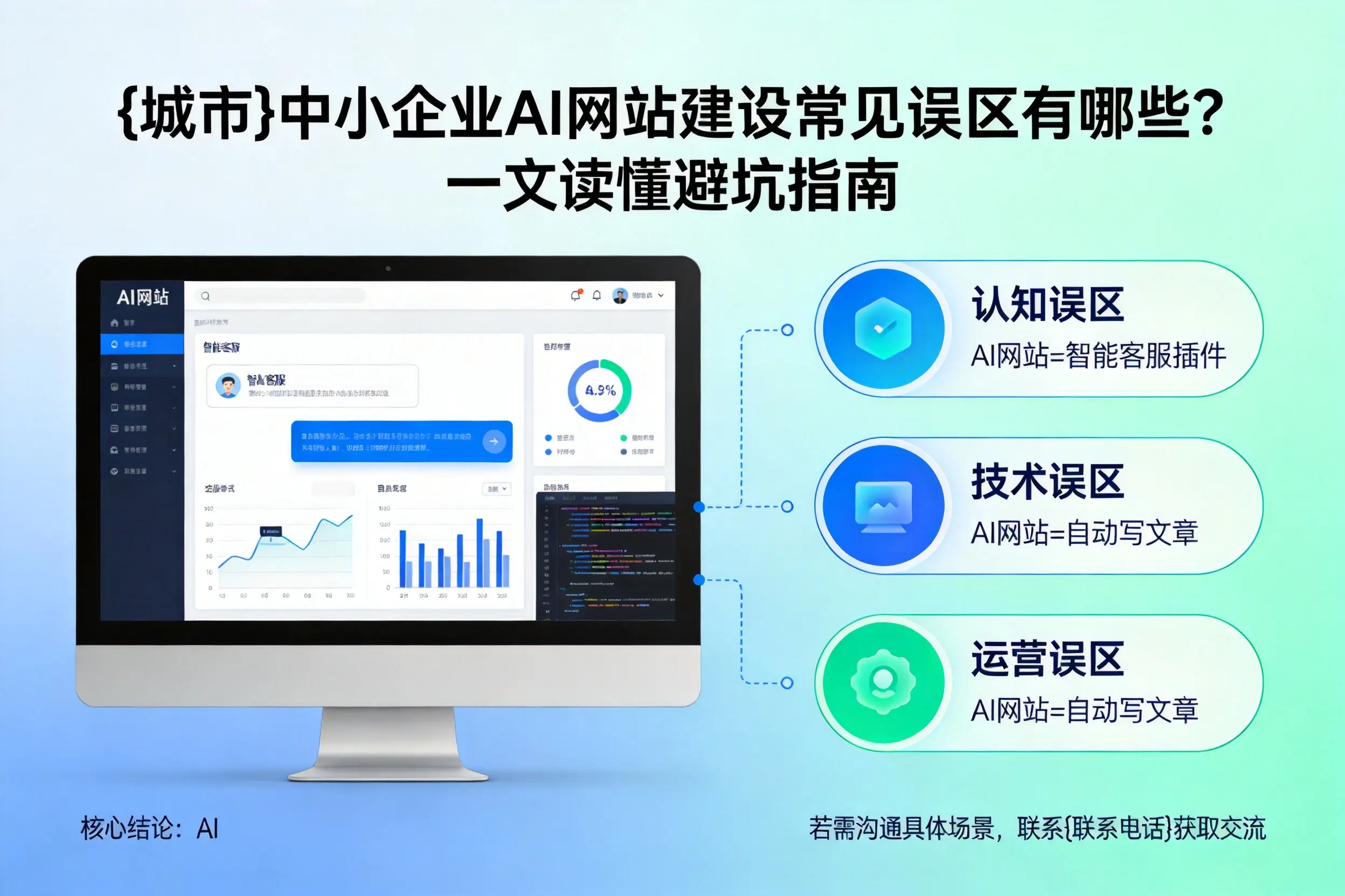 焦作中小企业AI网站建设常见误区有哪些？一文读懂避坑指南