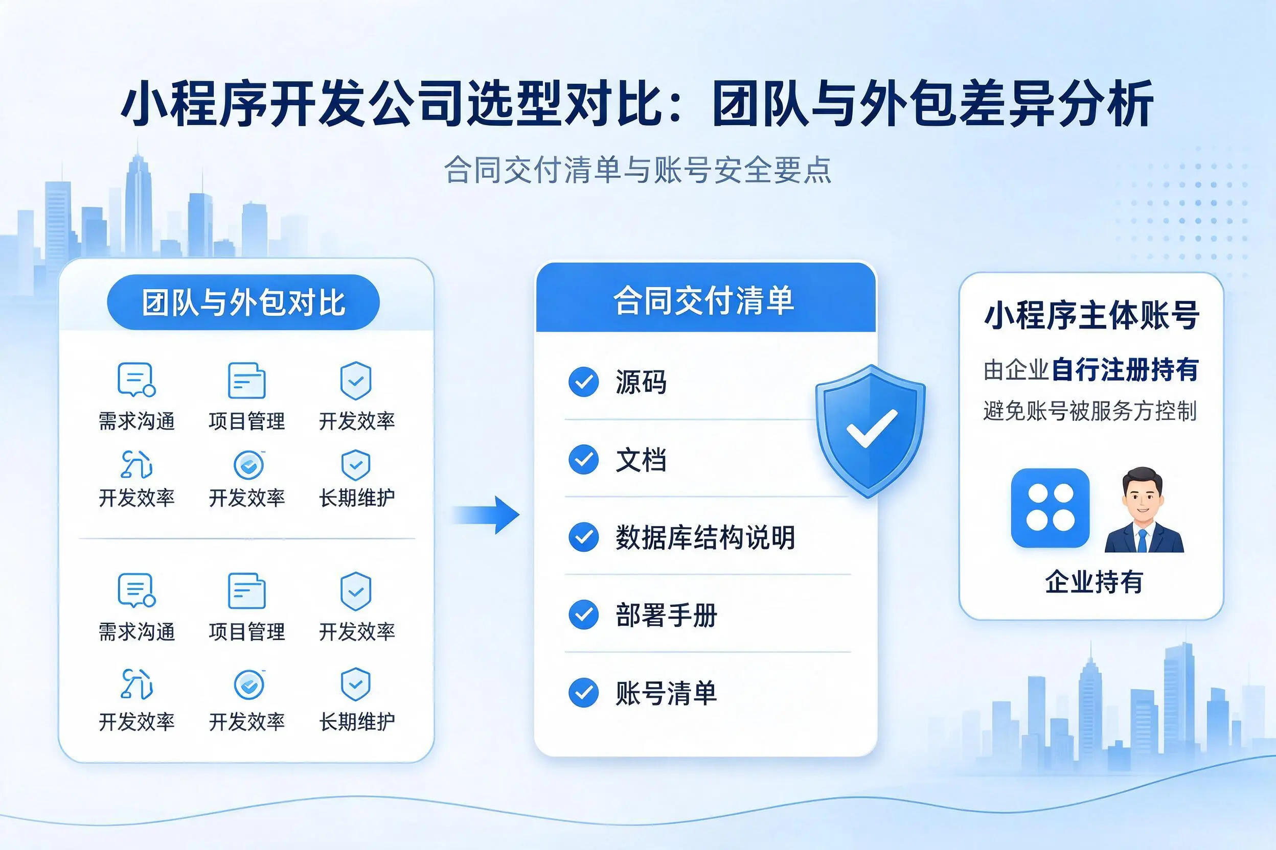 焦作小程序开发公司选型对比：团队与外包差异分析