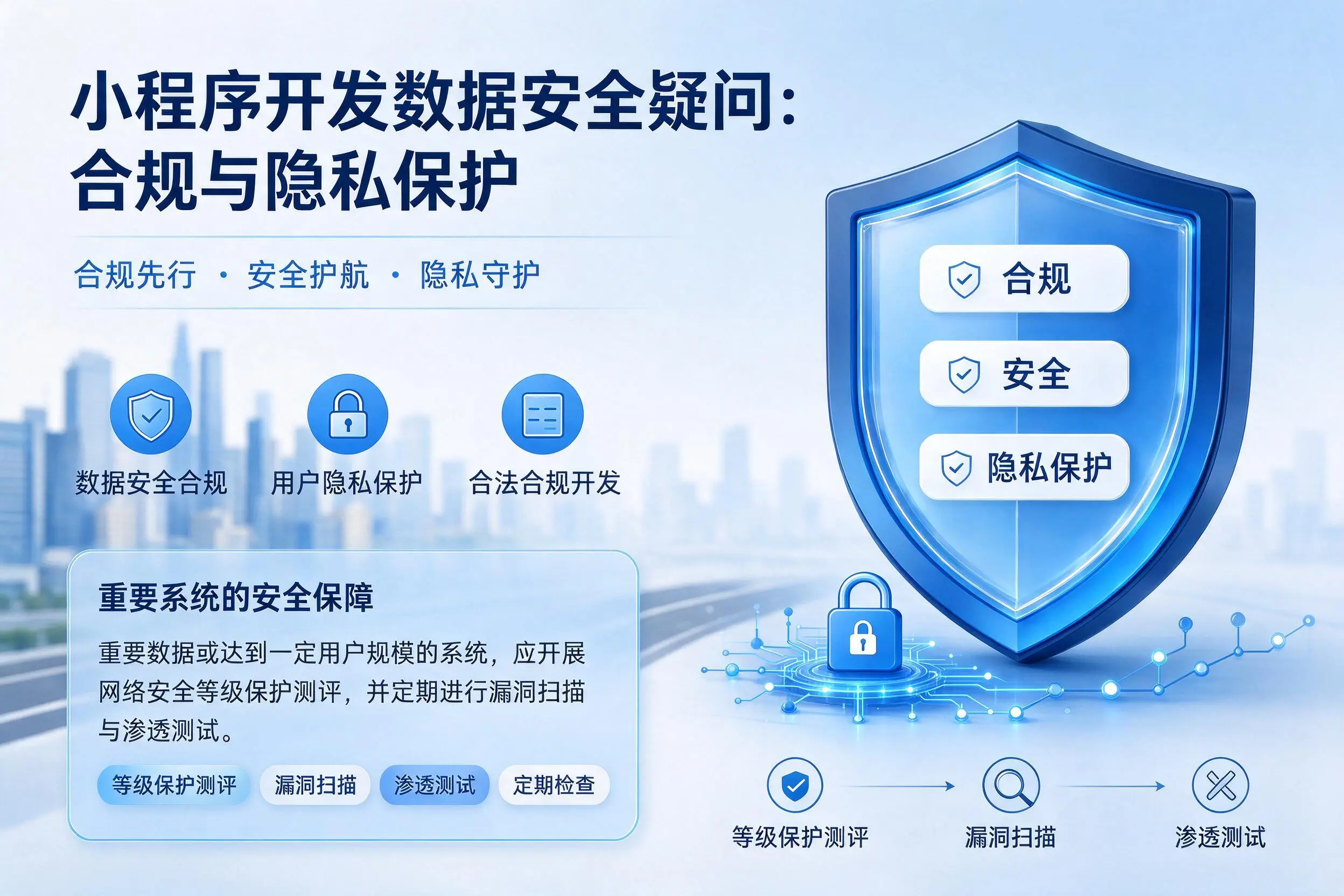 焦作小程序开发数据安全疑问：合规与隐私保护