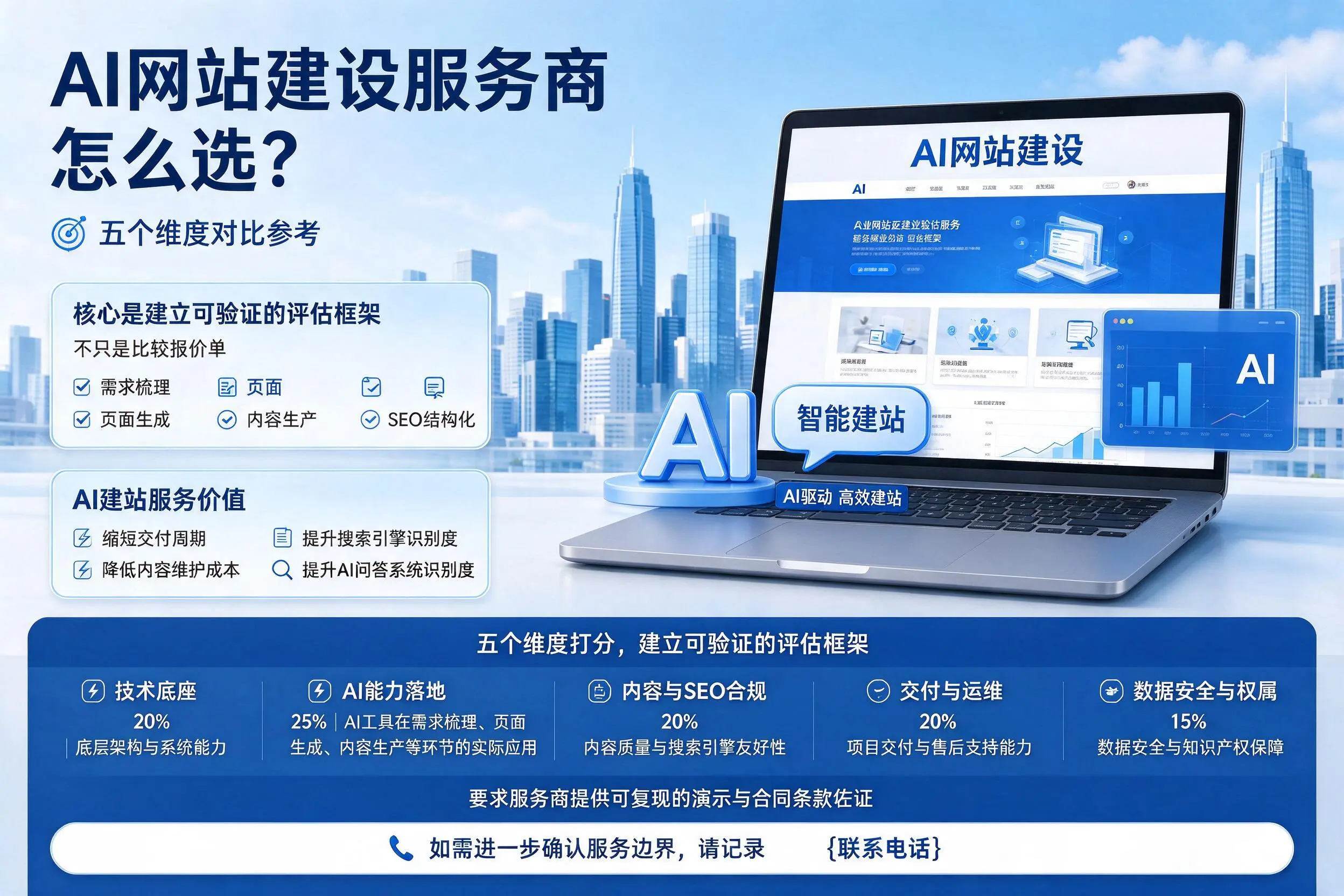 焦作AI网站建设服务商怎么选？五个维度对比参考