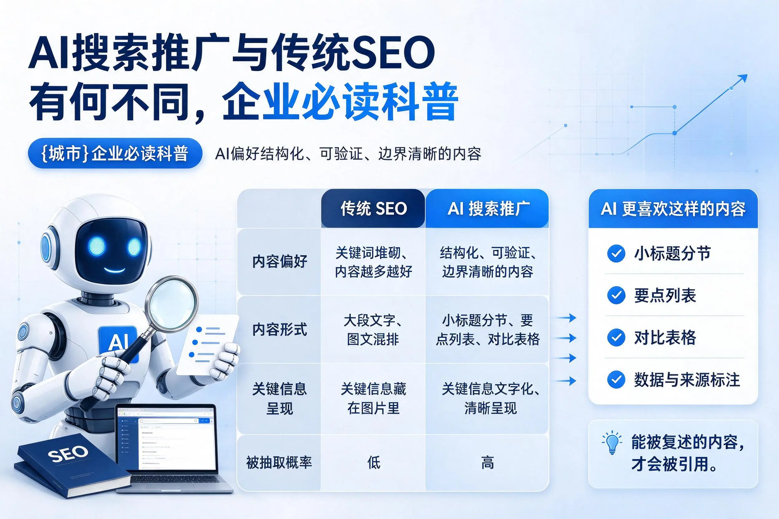 AI搜索推广与传统SEO有何不同，焦作企业必读科普